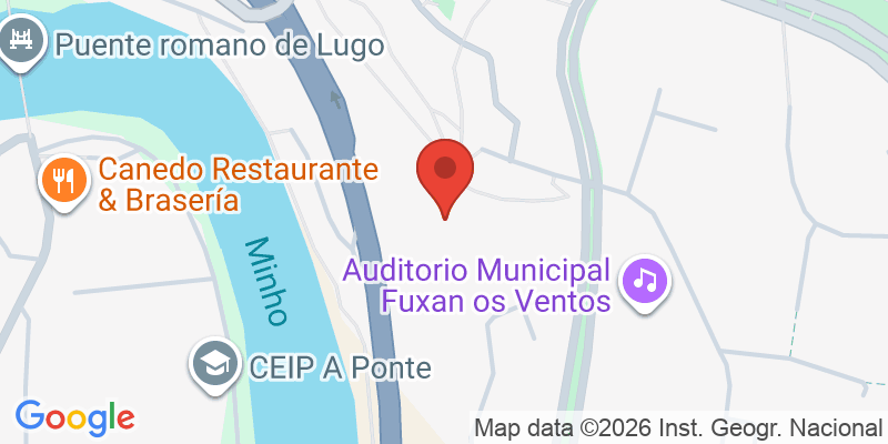 Mapa de la ubicación de Meniños - parque de bólas infantil