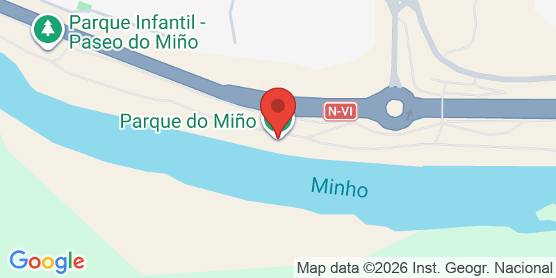 Mapa de la ubicación de Parque do Miño