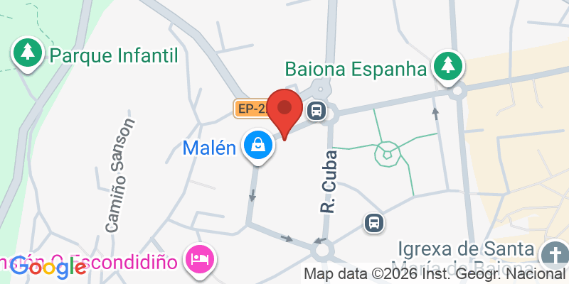 Mapa de la ubicación de Chiqui-park baiona