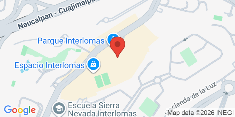 Mapa de la ubicación de Monas Fun & Food Interlomas