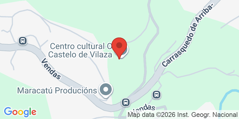 Mapa de la ubicación de Centro cultural O Castelo de Vilaza