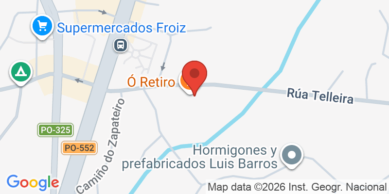 Mapa de la ubicación de Restaurante El Retiro