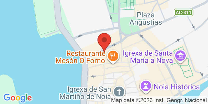 Mapa de la ubicación de Restaurante Ferrador (Noia)