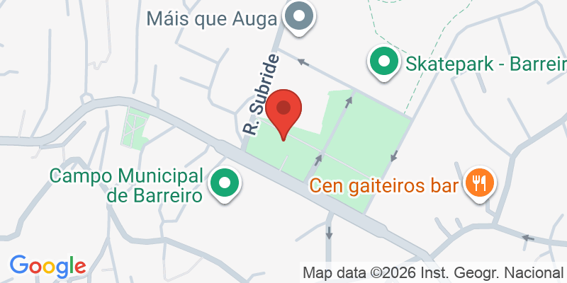 Mapa de la ubicación de Parque infantil de Barreiro