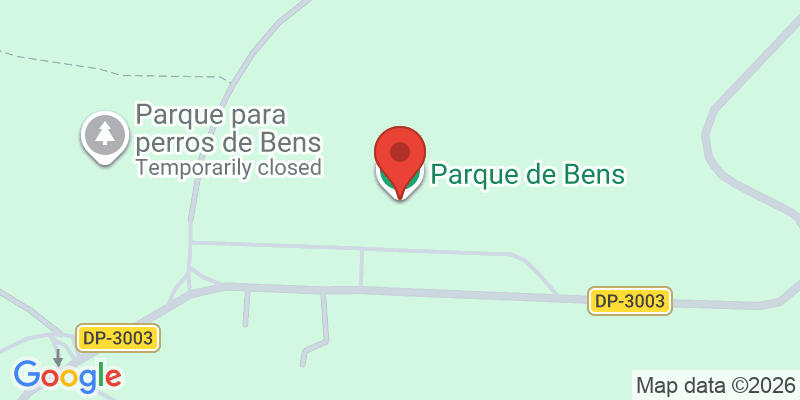 Mapa de la ubicación de Parque de Bens