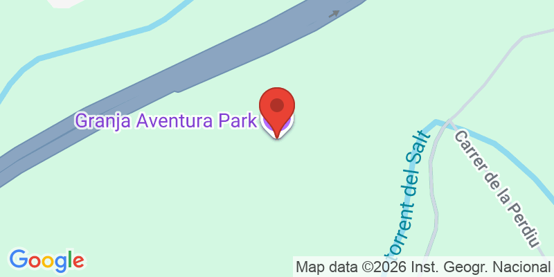 Mapa de la ubicación de Granja d'Aventura Park