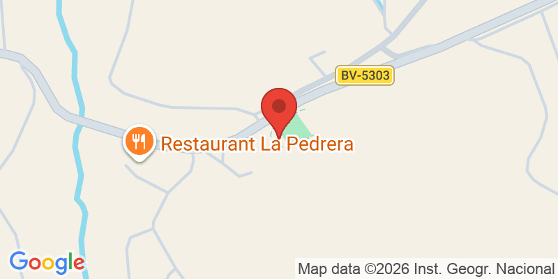 Mapa de la ubicación de Els Roures Parc