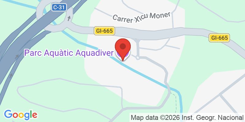 Mapa de la ubicación de Aquadiver