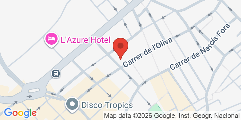 Mapa de la ubicación de Sould Park-Lloret de Mar