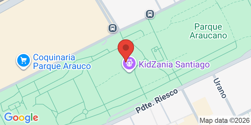 Mapa de la ubicación de KidZania Santiago