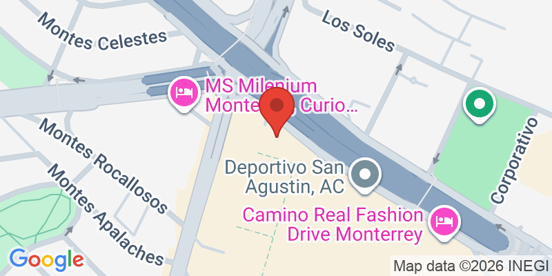 Mapa de la ubicación de Chuck E. Cheese's San Agustin