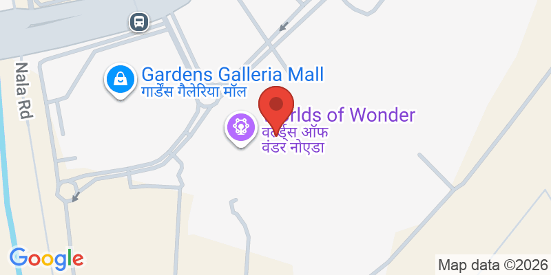 Mapa de la ubicación de KidZania Delhi NCR