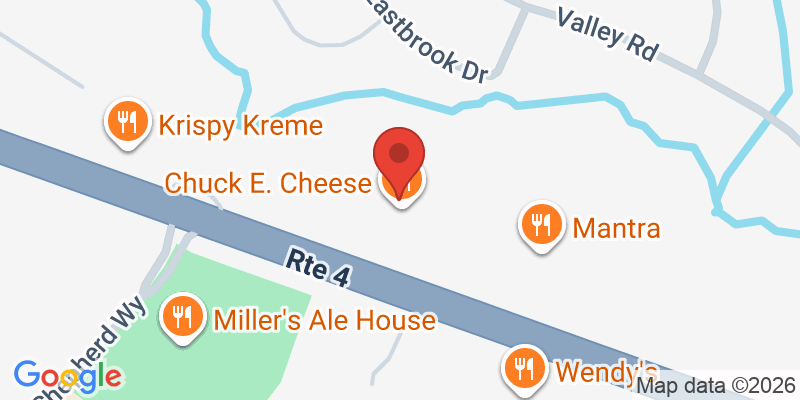 Mapa de la ubicación de Chuck E. Cheese