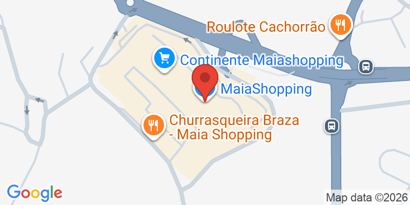 Mapa de la ubicación de MaiaShopping
