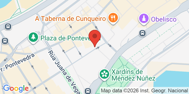Mapa de la ubicación de Mi mami es lista - Pontevedra