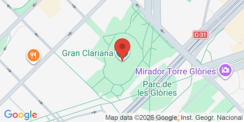 Mapa de la ubicación de Gran Clariana