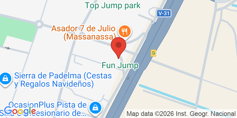 Mapa de la ubicación de Fun Jump