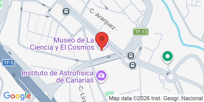 Mapa de la ubicación de Museo de la Ciencia y el Cosmos