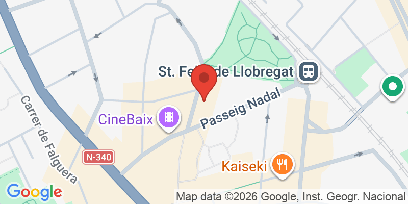 Mapa de la ubicación de La Jungla Family Café