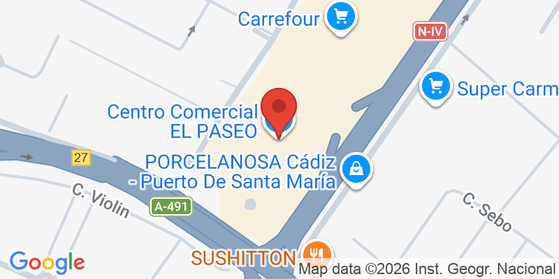 Mapa de la ubicación de Centro Comercial EL PASEO