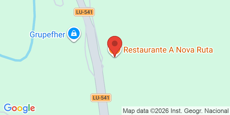 Mapa de la ubicación de Restaurante A Nova Ruta