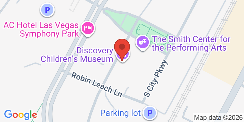 Mapa de la ubicación de Discovery Children's Museum