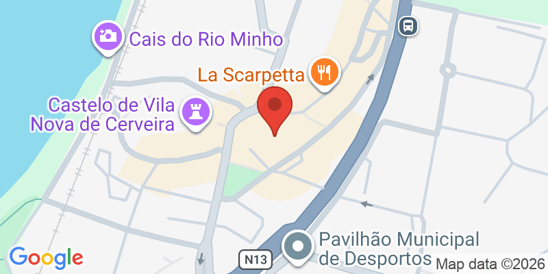 Mapa de la ubicación de Pizzaria Vila D'Artes (Luisa Cunha & Salvador Gonçalves, Lda.)