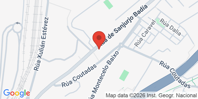 Mapa de la ubicación de Os doces da Paquiña