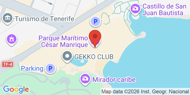 Mapa de la ubicación de Parque Marítimo César Manrique