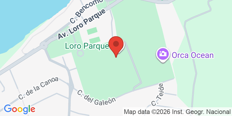 Mapa de la ubicación de Loro Parque