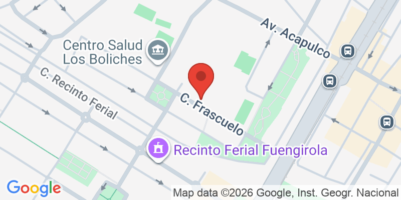 Mapa de la ubicación de Pipo Park Fuengirola