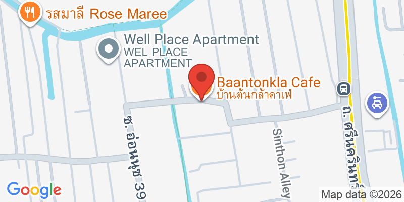 Mapa de la ubicación de Baantonkla Cafe