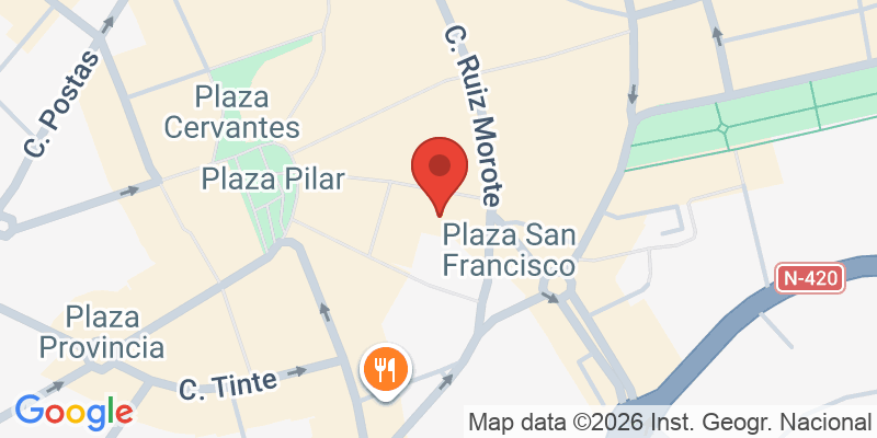 Mapa de la ubicación de Zahora Magestic