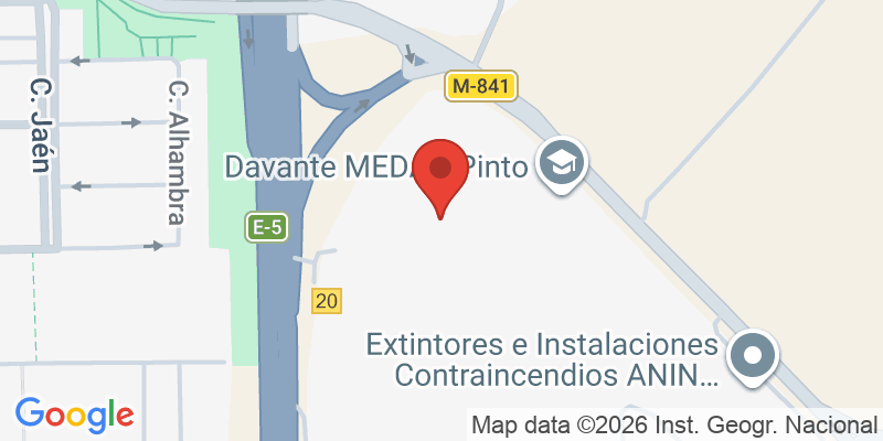 Mapa de la ubicación de Copos Center