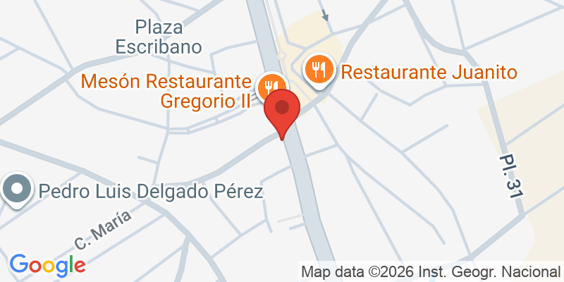 Mapa de la ubicación de Darilo's Pizza Camarena