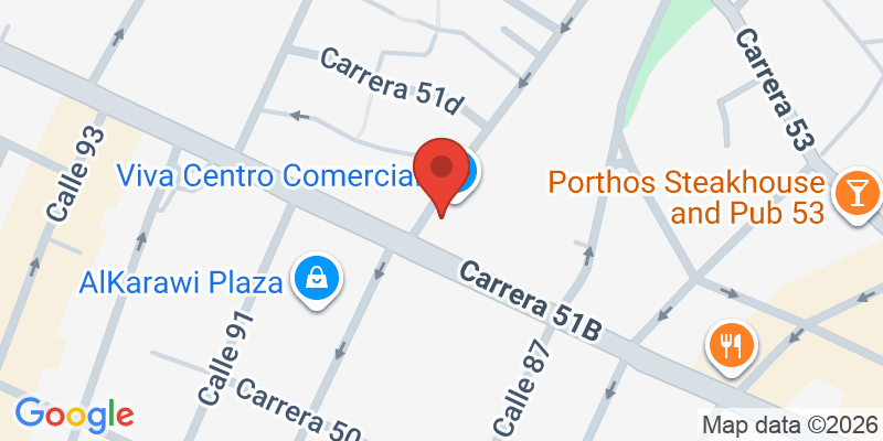 Mapa de la ubicación de Viva Centro Comercial