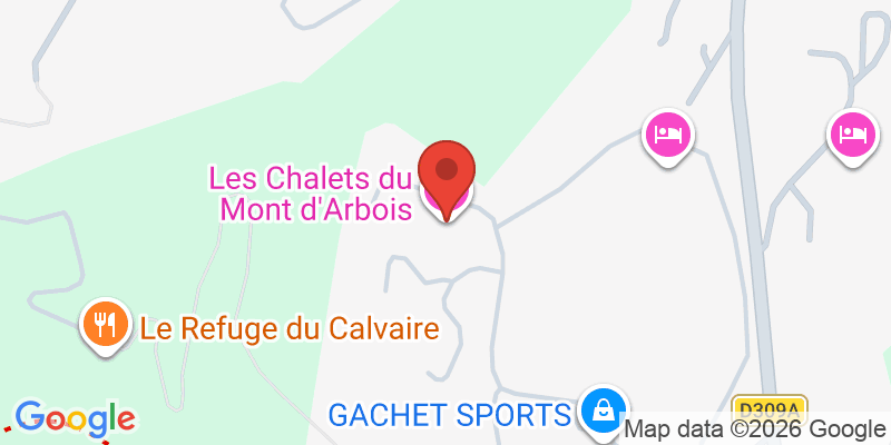 Mapa de la ubicación de Les Chalets du Mont d'Arbois, Megève, A Four Seasons Hotel