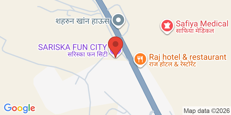 Mapa de la ubicación de Sariska Fun City