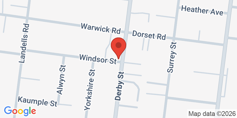 Mapa de la ubicación de st.derby