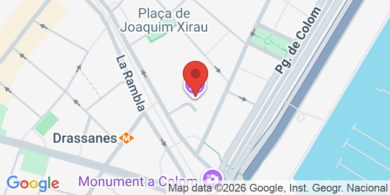 Mapa de la ubicación de Museu de Cera de Barcelona