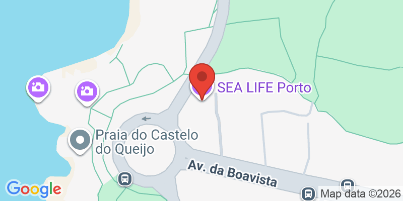 Mapa de la ubicación de Sea Life Porto