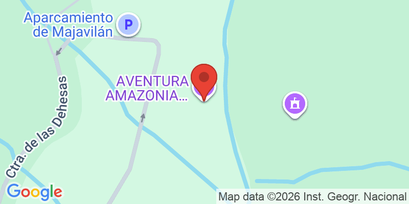 Mapa de la ubicación de Aventura Amazonia