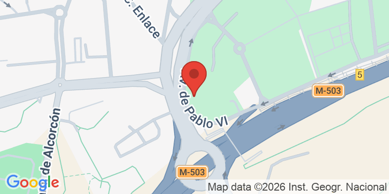 Mapa de la ubicación de Kids&Us Pozuelo de Alarcón