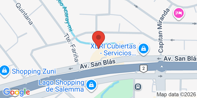 Mapa de la ubicación de Cuchi Park