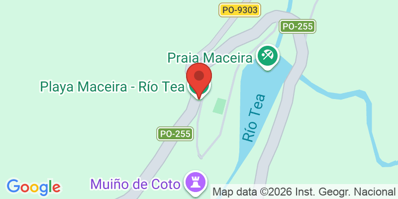 Mapa de la ubicación de Camping Maceira