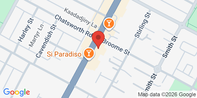 Mapa de la ubicación de Blacksmith Perth