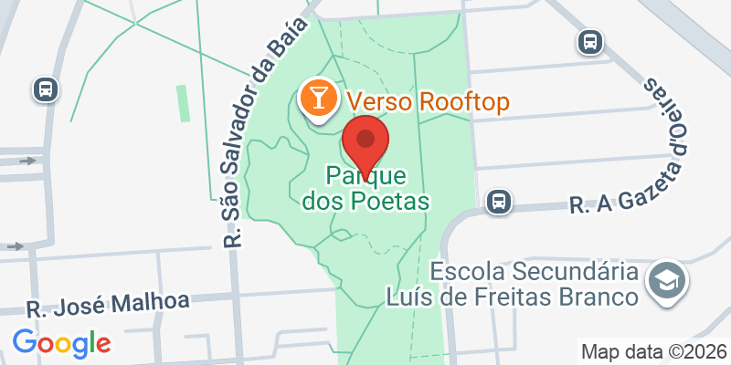 Mapa de la ubicación de Poetas Park