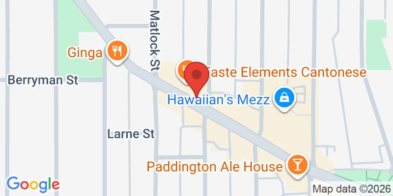 Mapa de la ubicación de Leaf & Bean