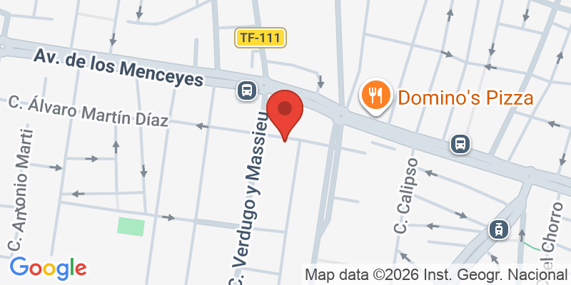 Mapa de la ubicación de Neverland Tenerife