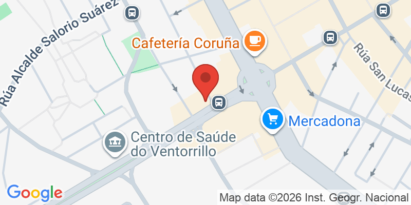 Mapa de la ubicación de A Nosa Terra Café Bar